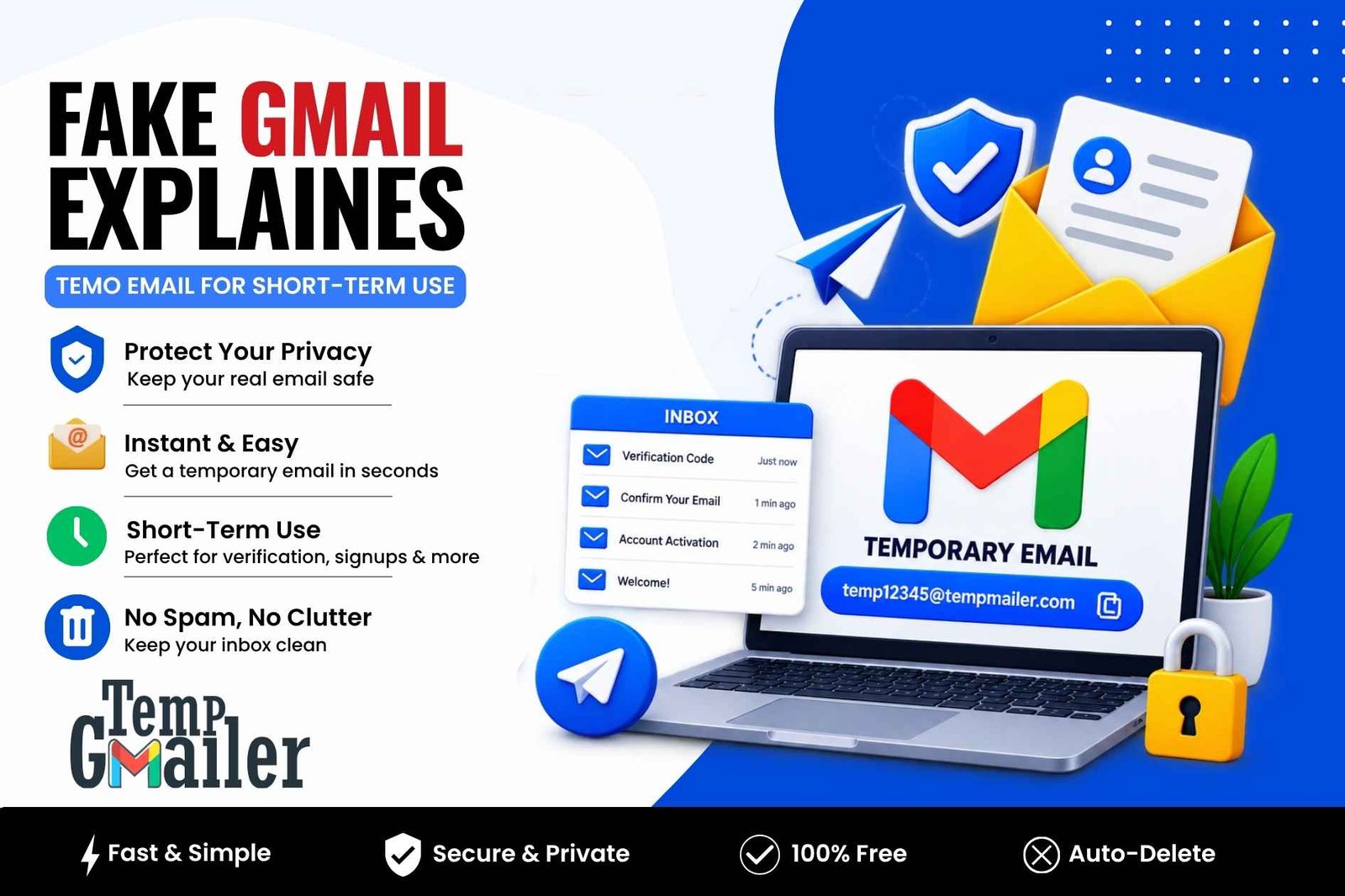 Fake Gmail Explained: Temp Email for Short-Term Use
